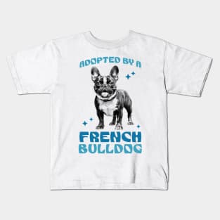Adapted by French Bulldog Kids T-Shirt